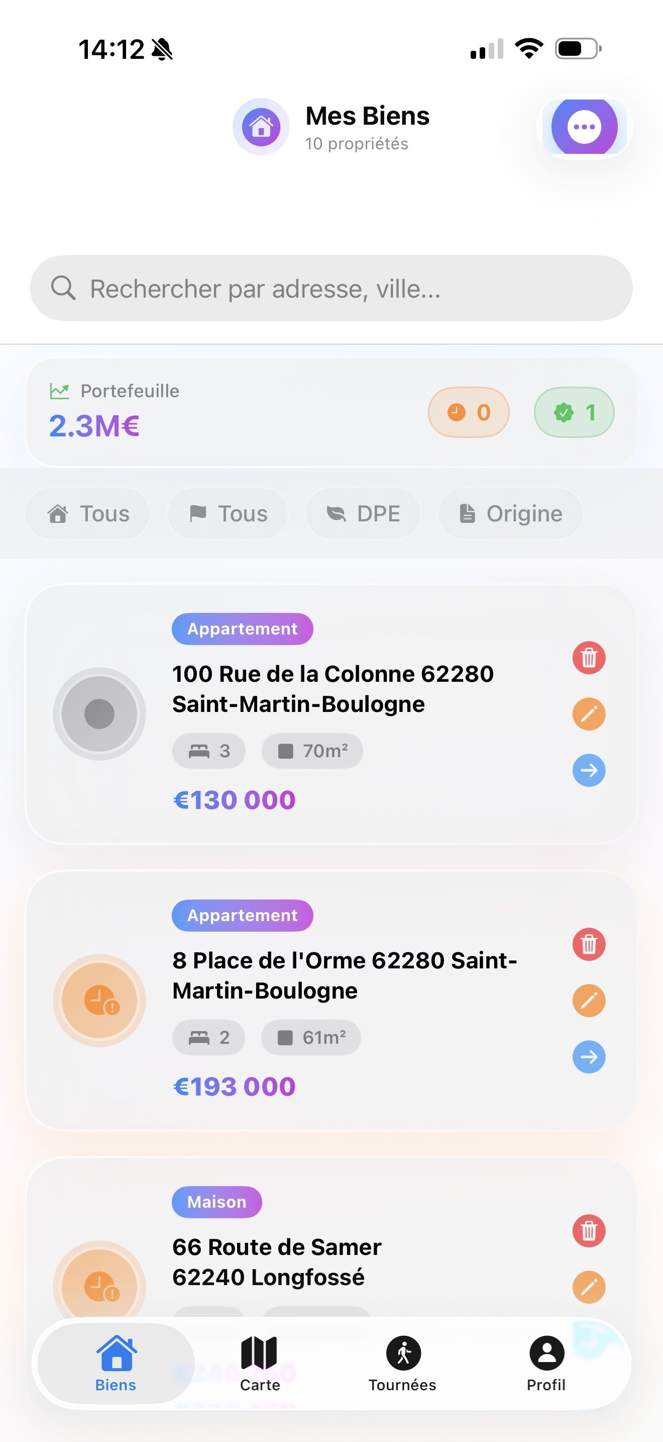 Prøspect App Screenshot